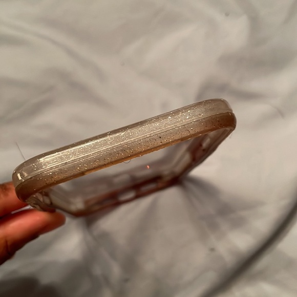 iPhone 12 and Pro Symmetry Series Clear Case sparkle glitter otter box cover - Picture 3 of 8